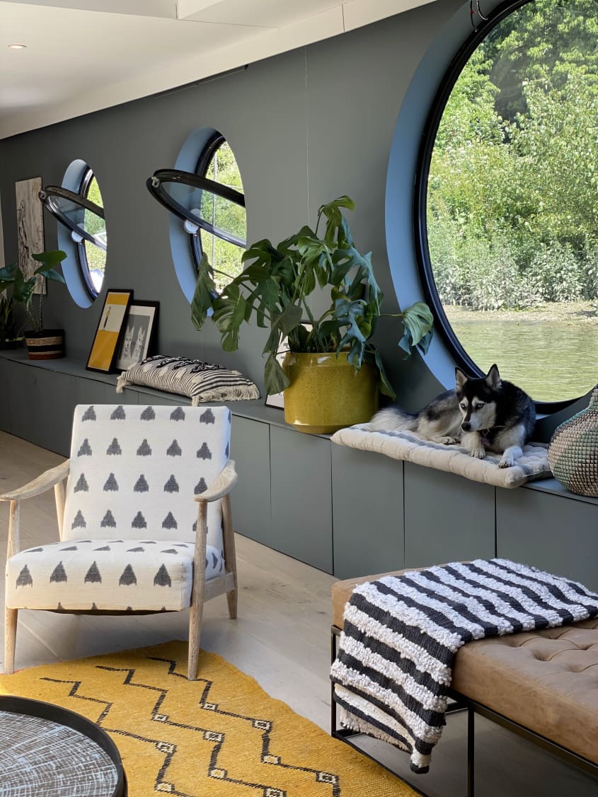 Converted Dutch Barge Houseboat Tour Photos Apartment Therapy